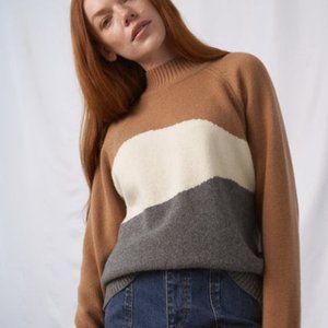 United By Blue - Recycled Wool Abstract Sweater, XS, Never Worn